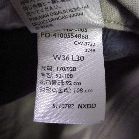 Levis Workwear Fit Jeans Mens 36x30 Khaki Beige Straight Leg Denim Pants - Picture 7 of 8